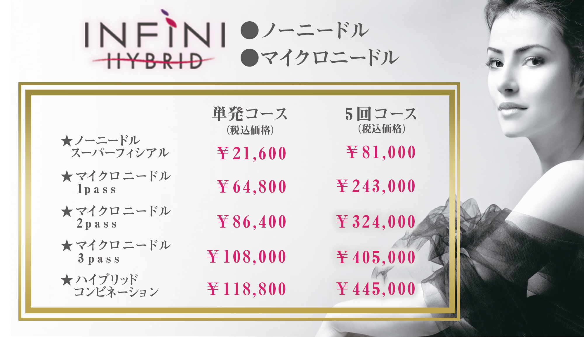 インフィニ ハイブリッド-銀座国際美容外科